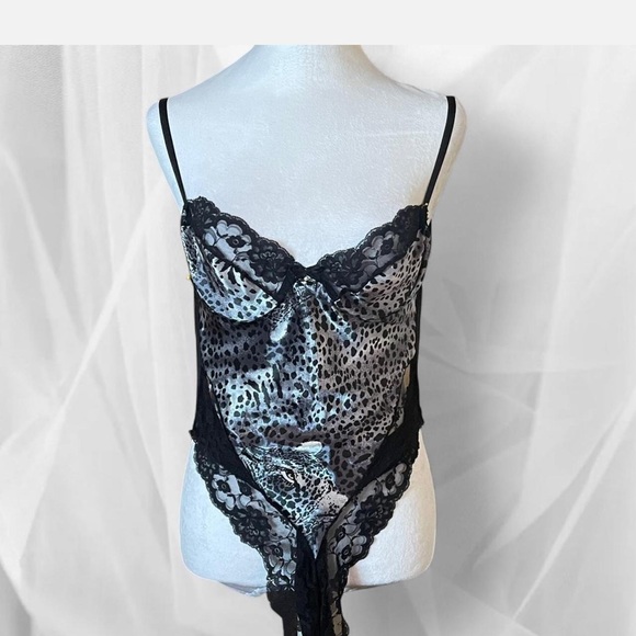 Shirley of Hollywood Other - Elegant Black Lace Lingerie Bodysuit